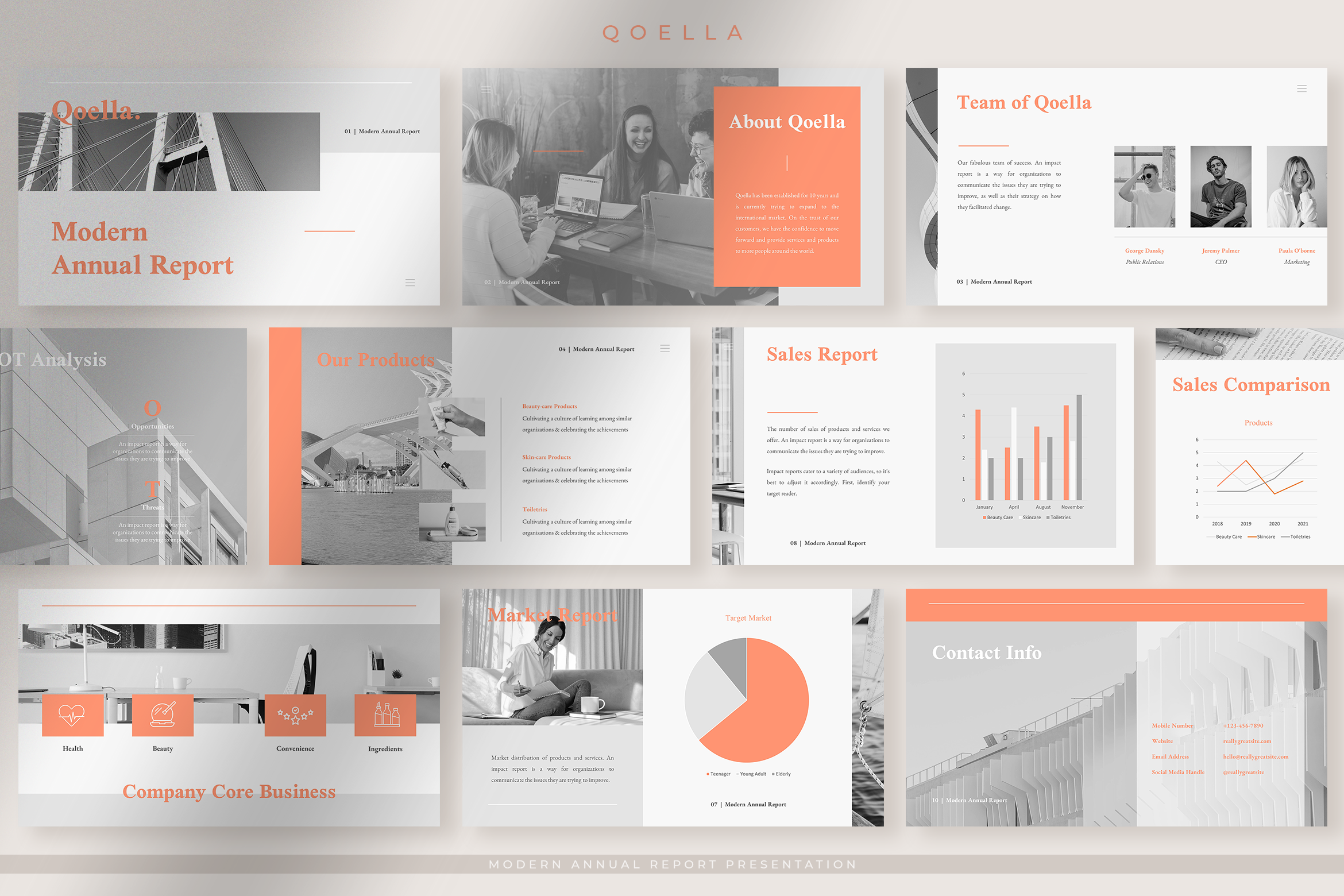 Annual Report Presentation Template