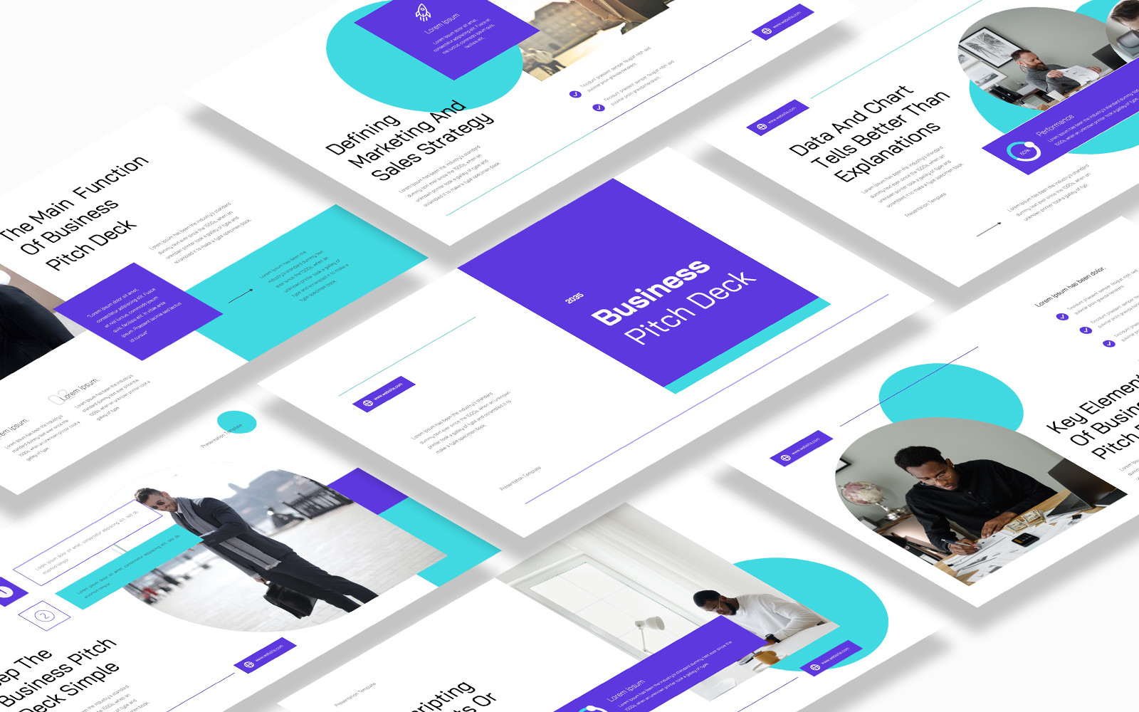 Business Pitch Deck Google Slides Template