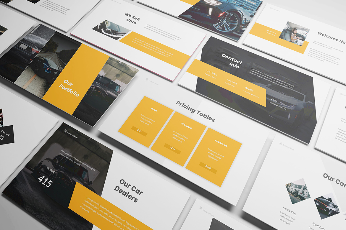 Car Dealership Presentation Template