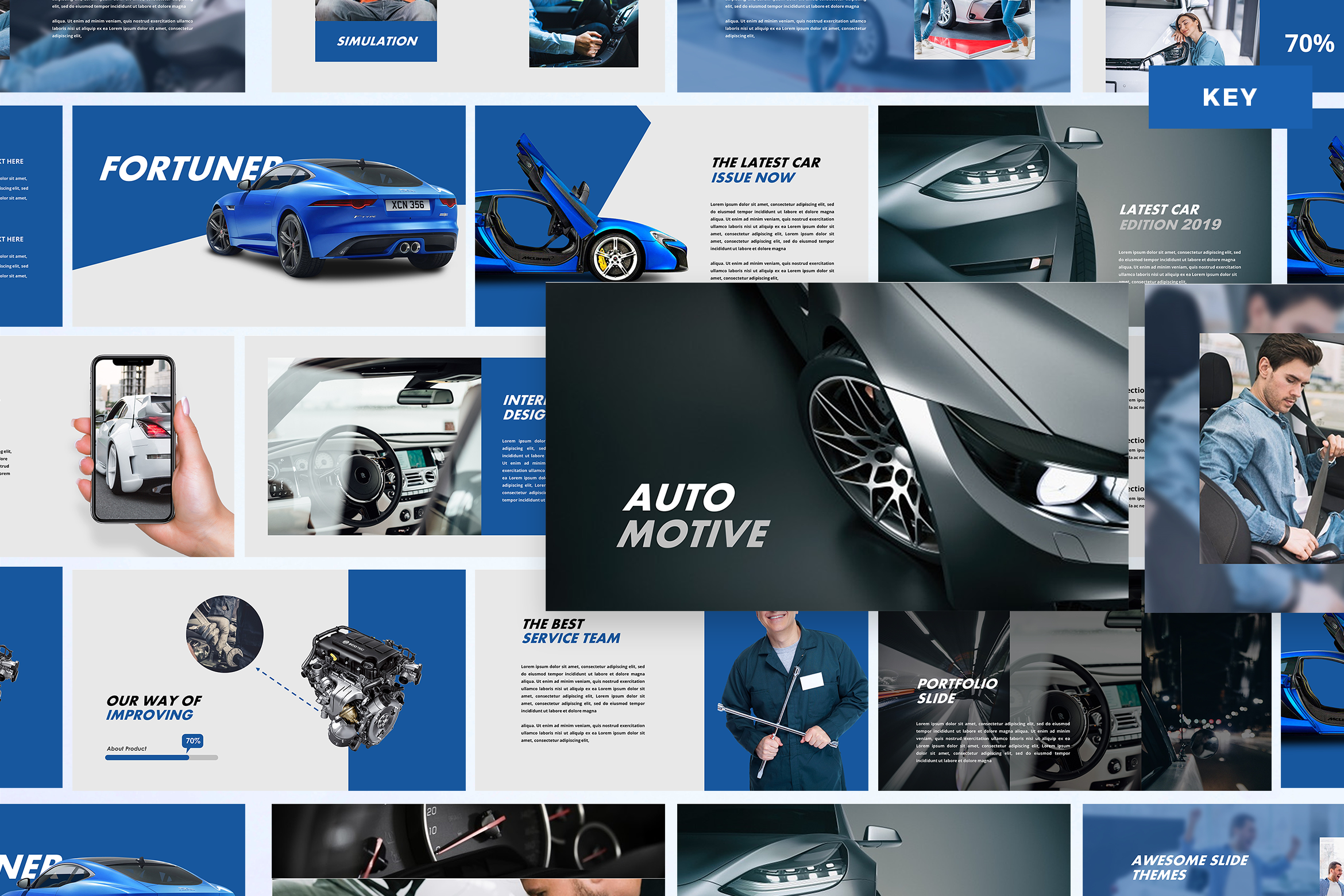 Automotive Keynote Presentation Template