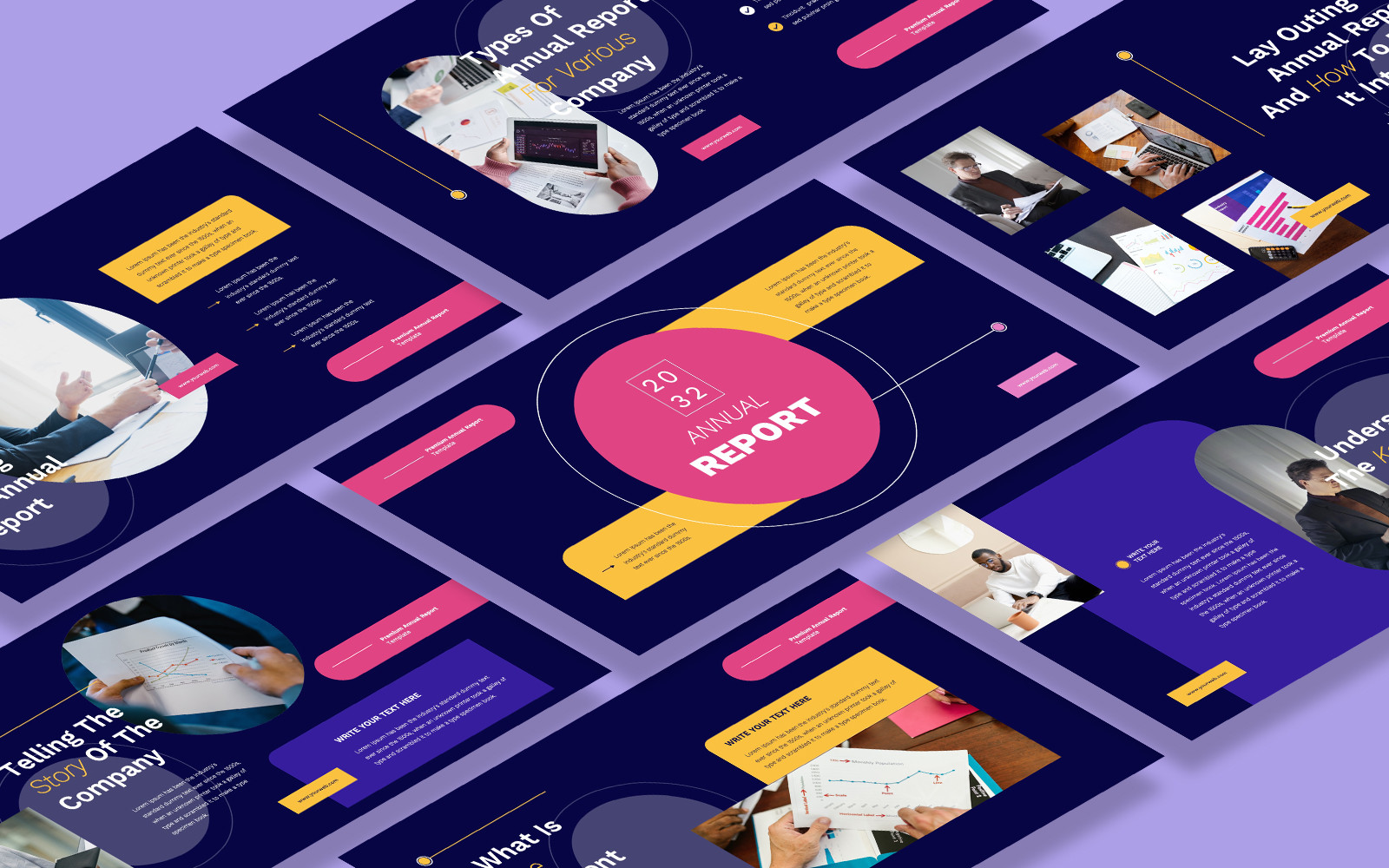 Annual Report Google Slides Template
