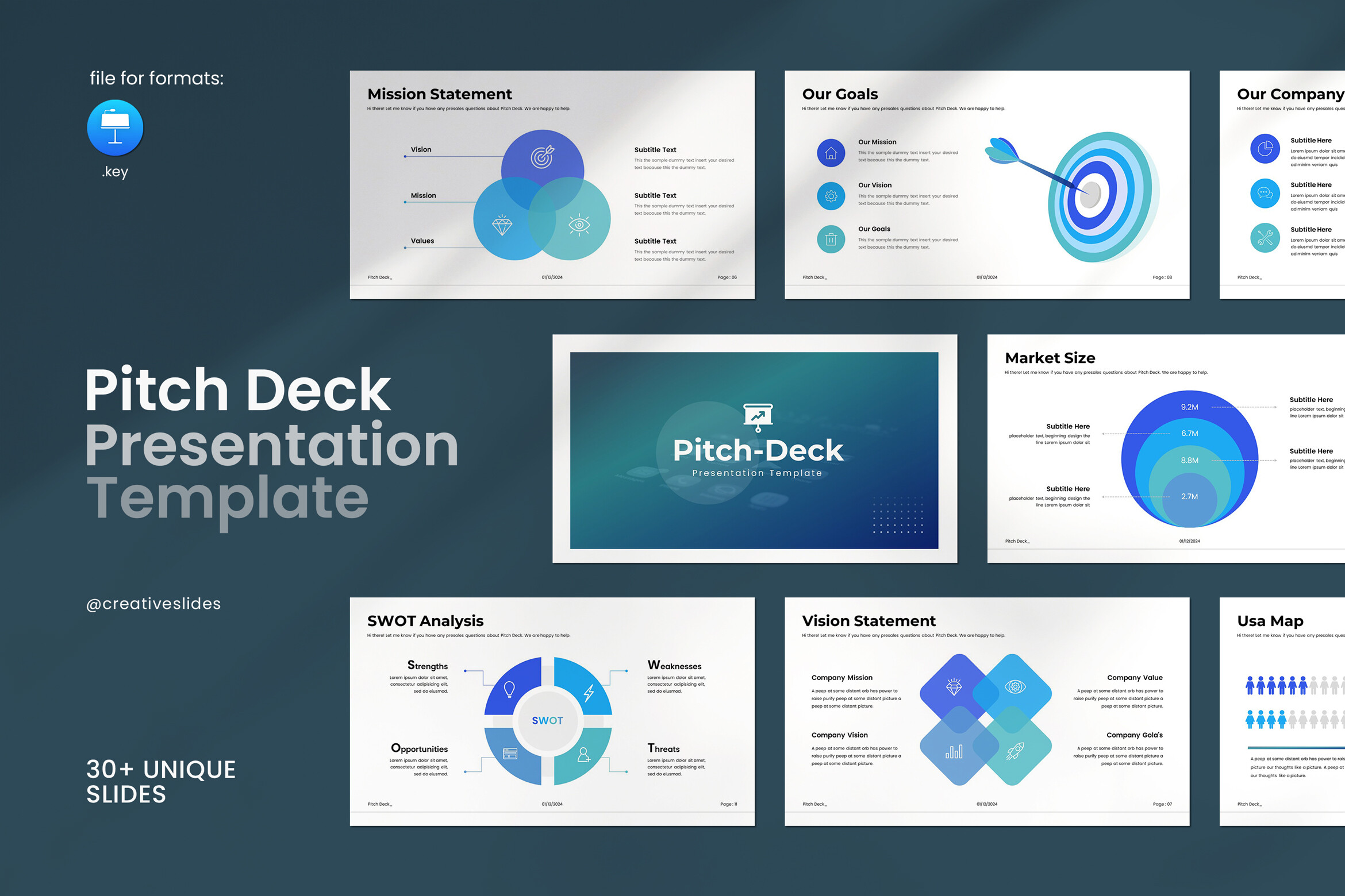 Business Pitch-Deck Presentation Template