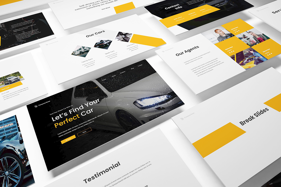 Car Dealership Powerpoint Template