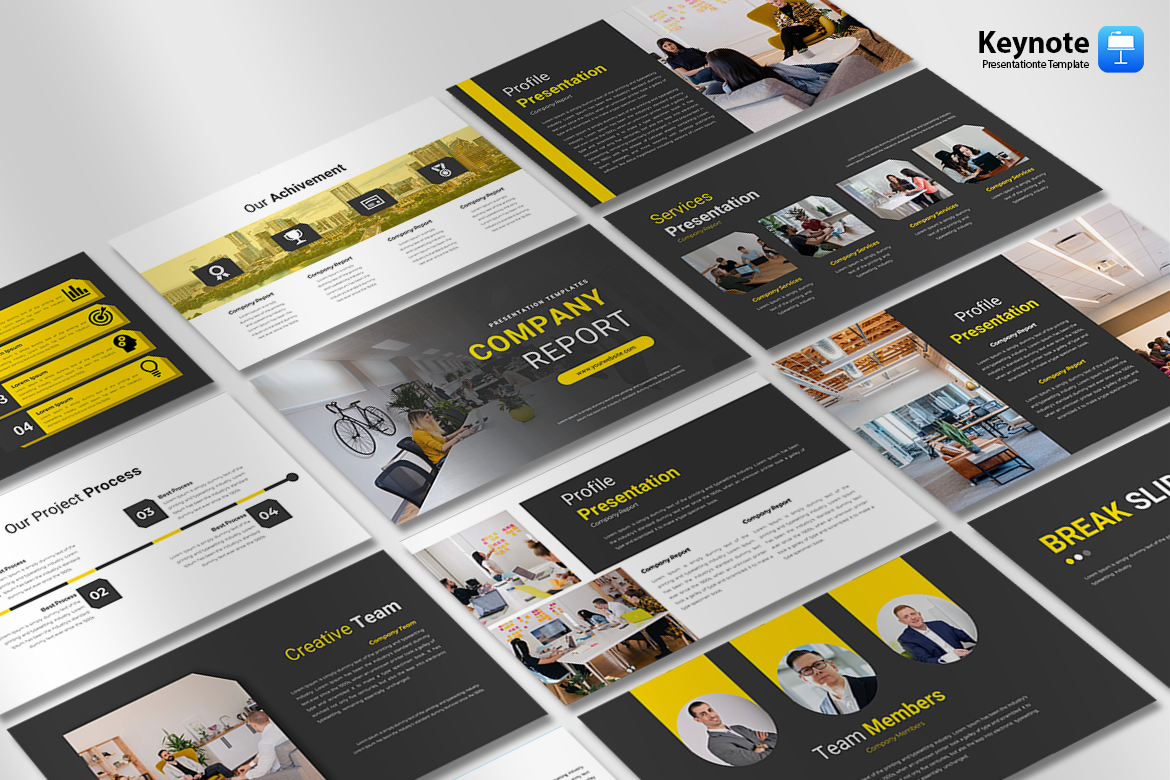 Company Report Keynote Template