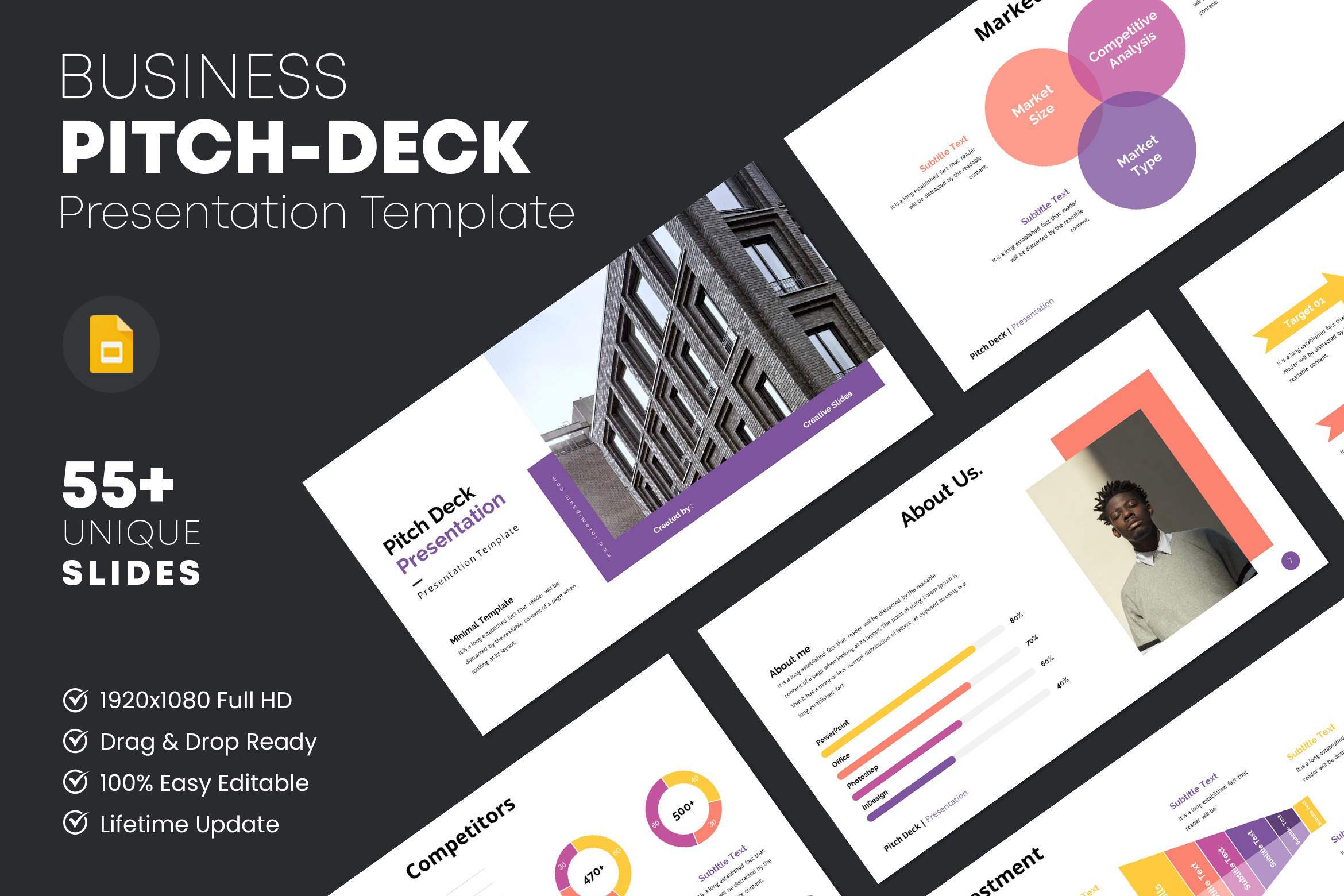 Investor Pitch Deck Template for Effective Capital Raising