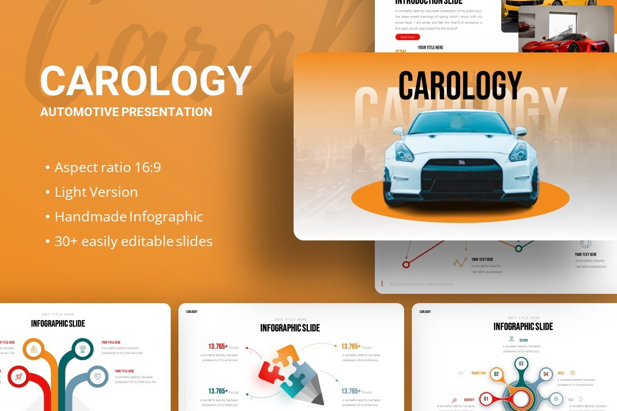 Carology Automotive Presentation Template