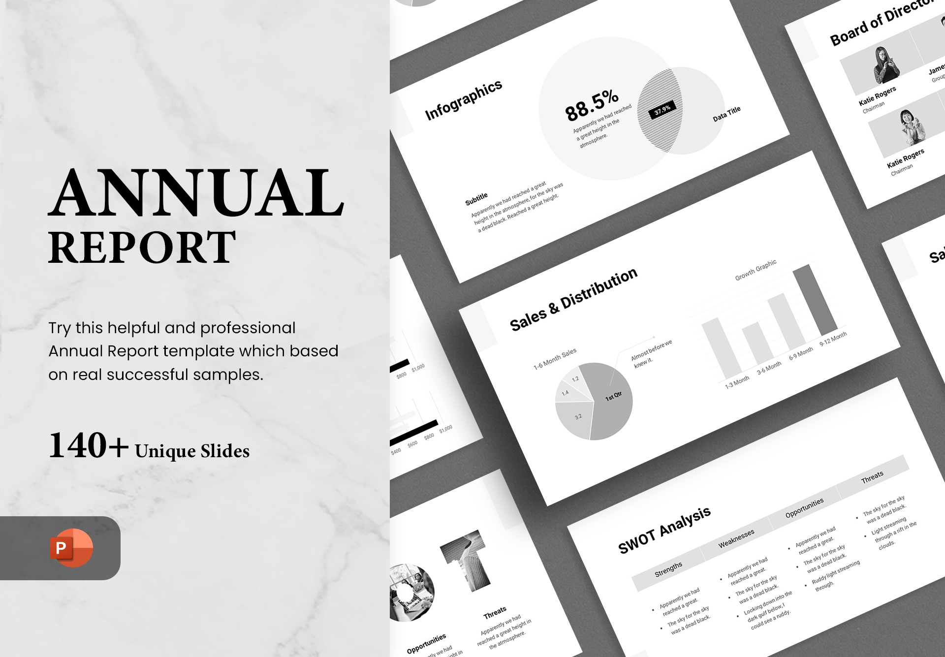 Annual Report PowerPoint Template