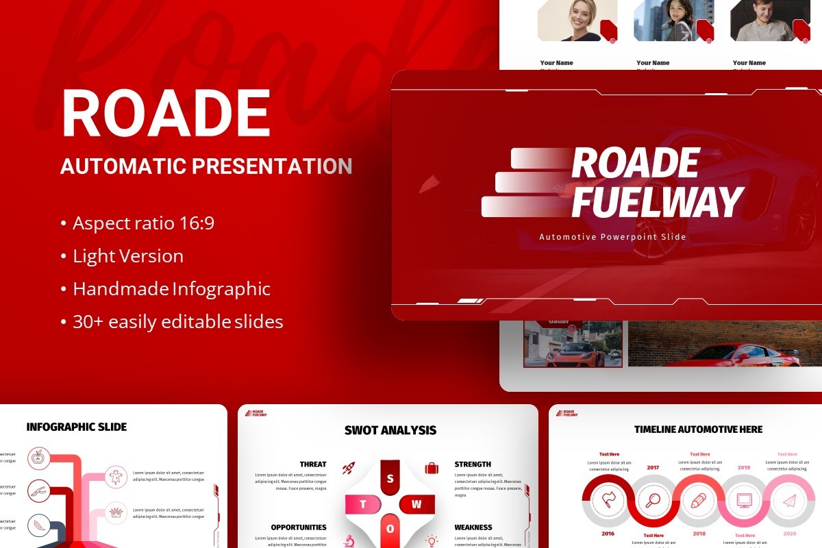 Roade Fuelway Automotive Presentation Template