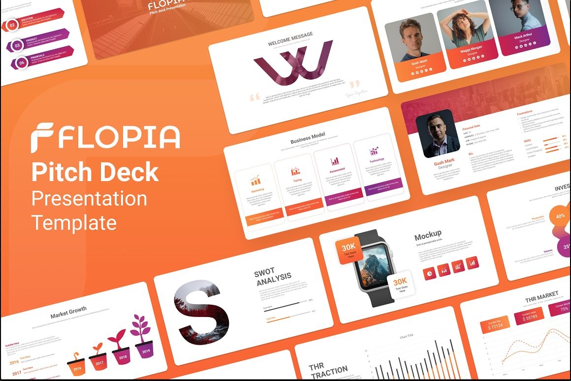 Flopia Pitch Deck Template