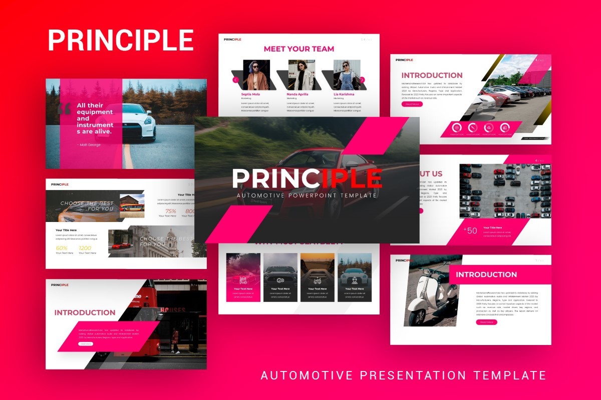 Principle Automotive Presentation Template