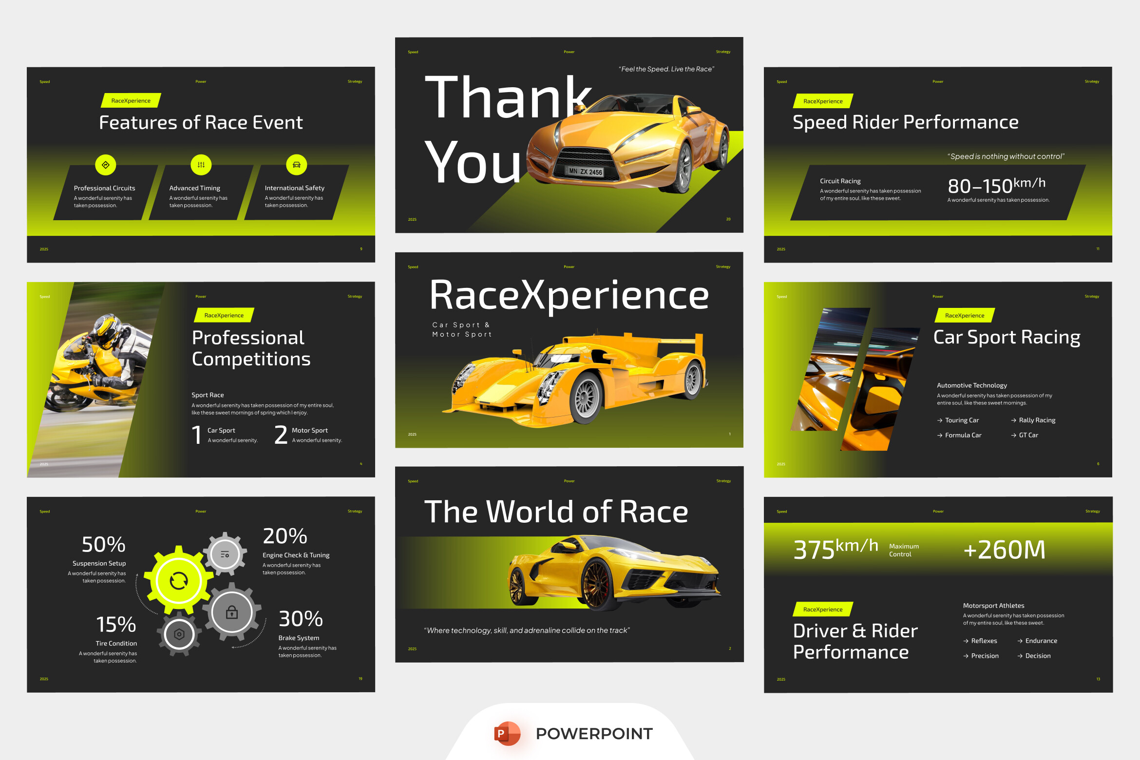 Race Events PowerPoint