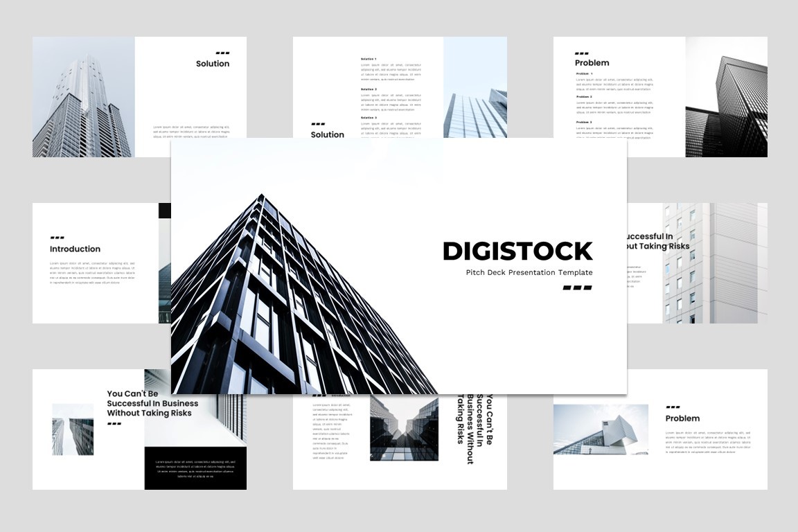 Digistock Pitch Deck Google Slides Template
