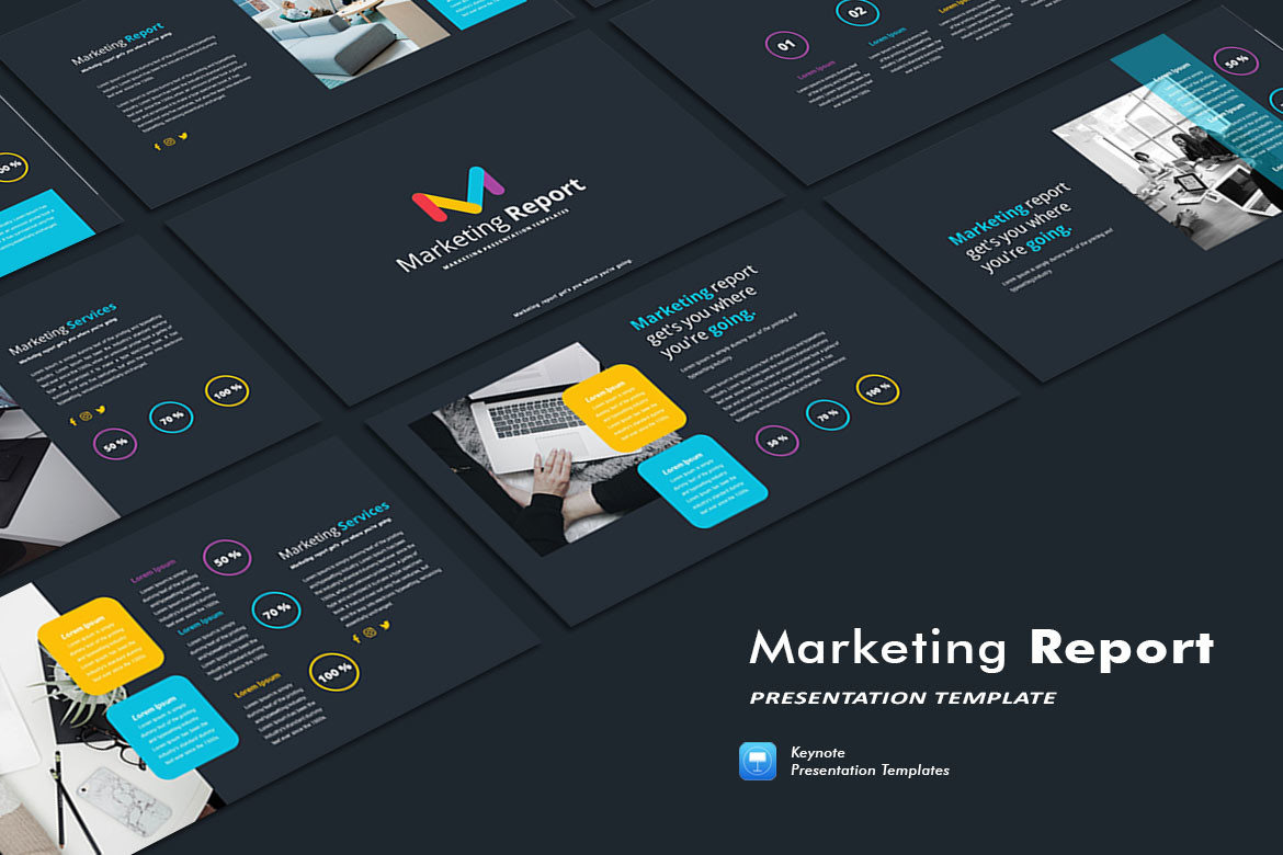 Marketing Report Keynote Template