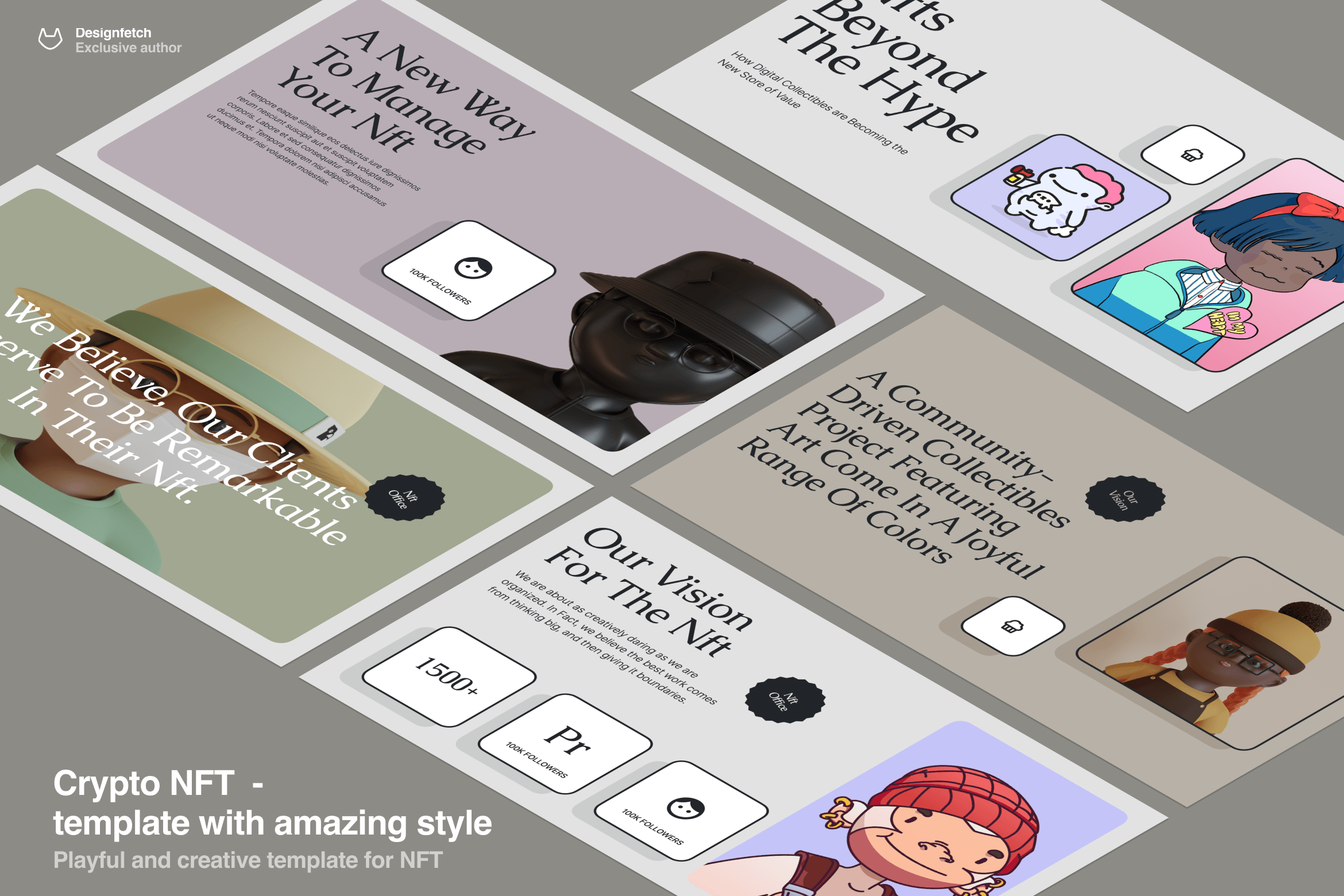 NFT Crypto Pitch Deck Template