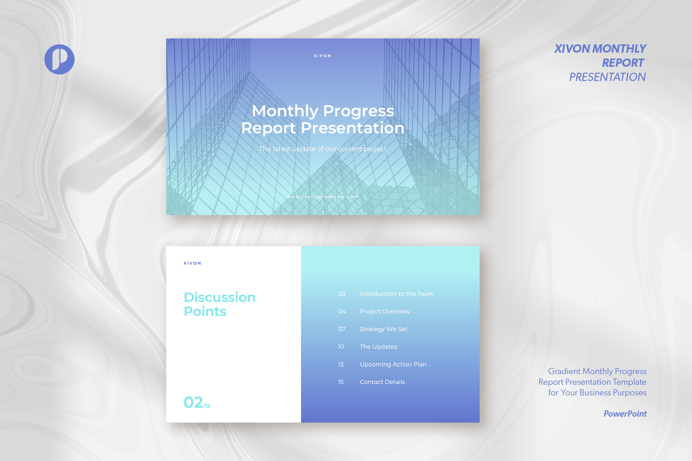 Blue Ocean Monthly Progress Report Presentation