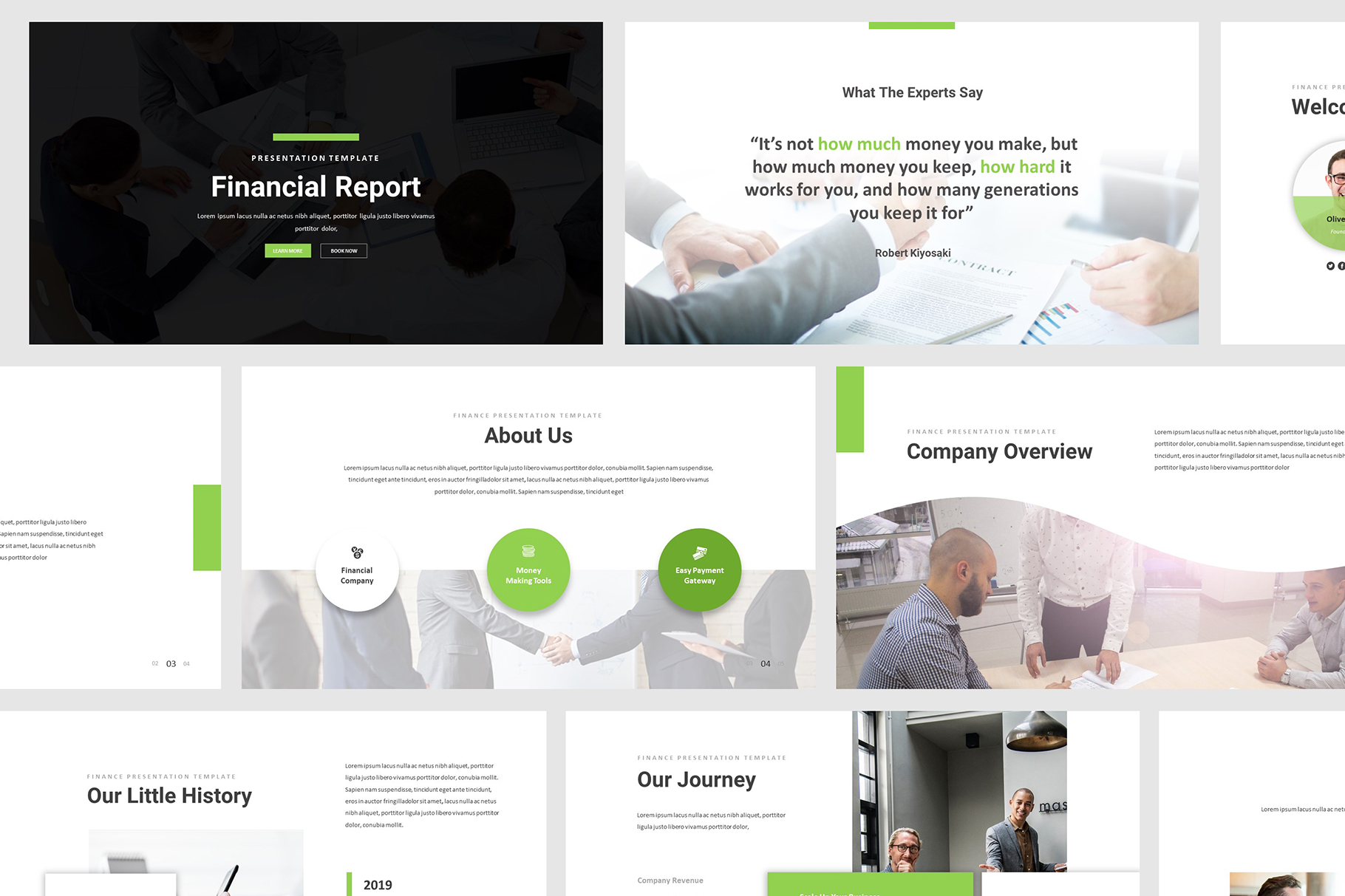 Financial Report Google Slides