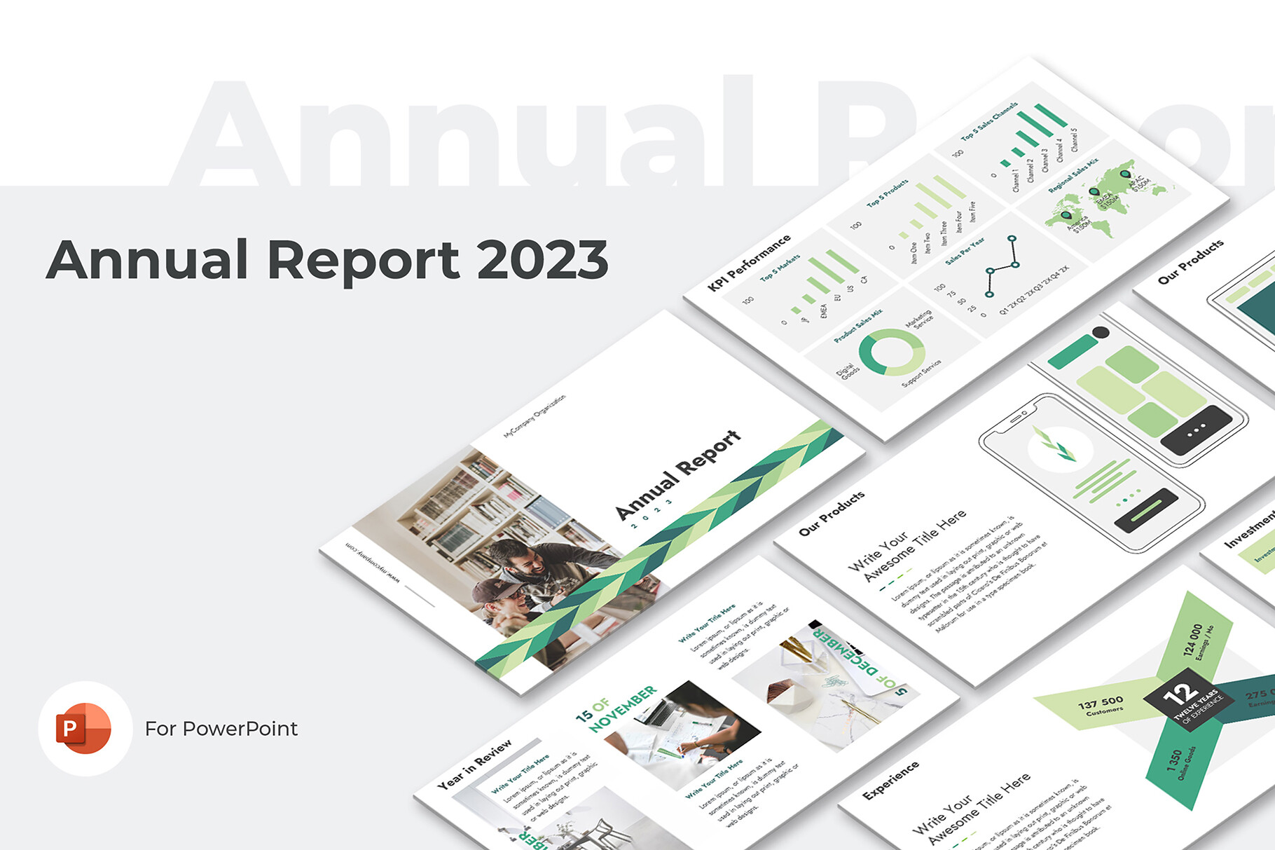 Annual Report PowerPoint Presentation