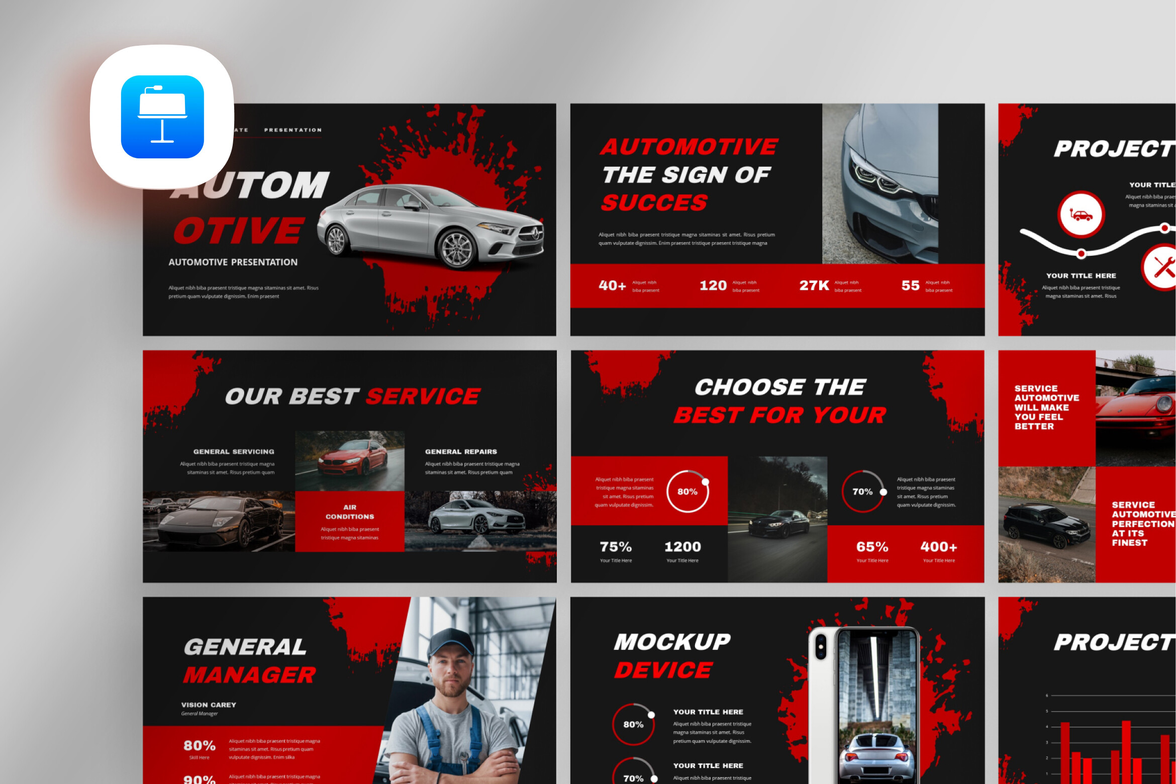 Automotive Presentation Template