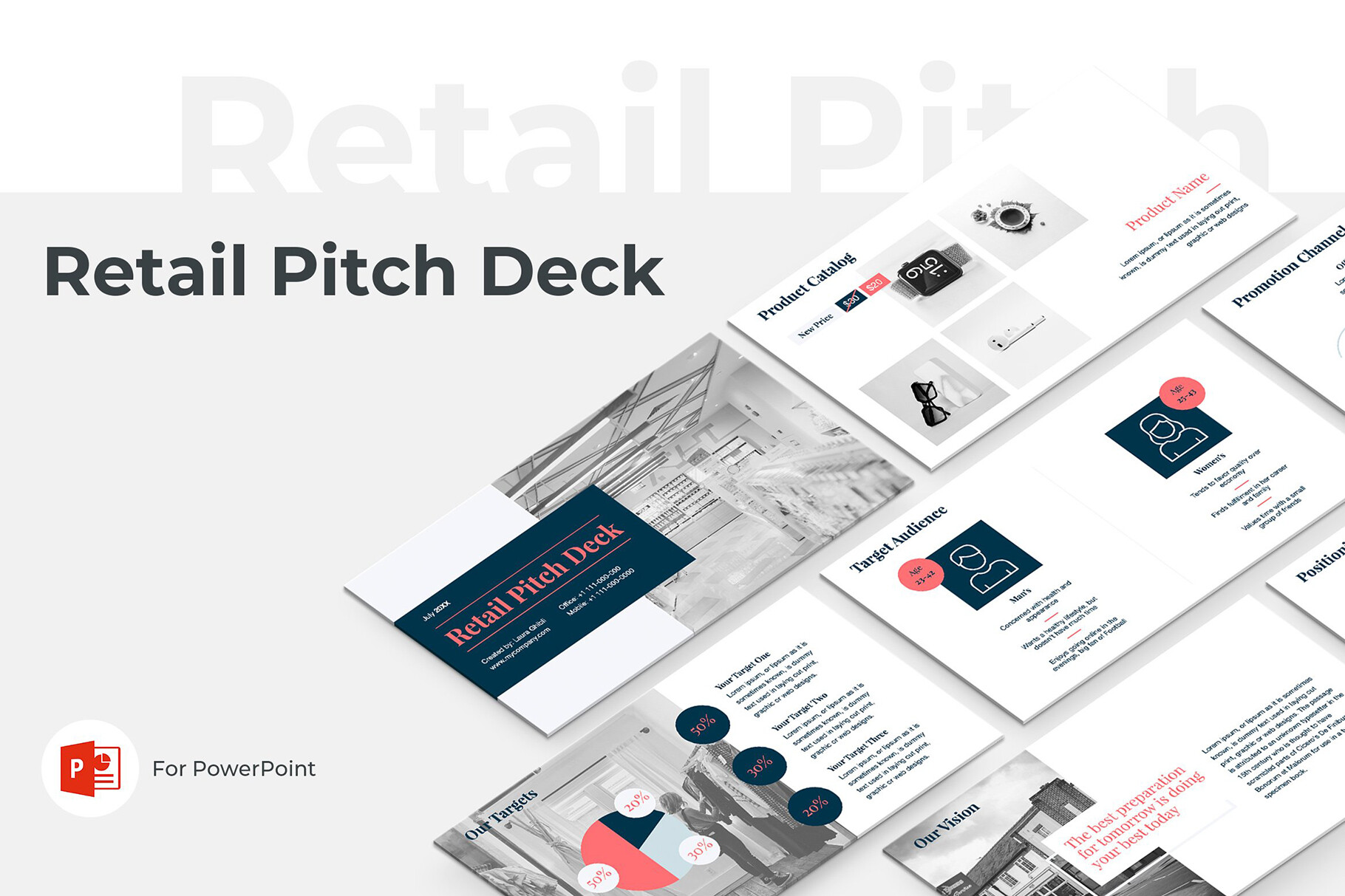Retail Pitch Deck PowerPoint Template