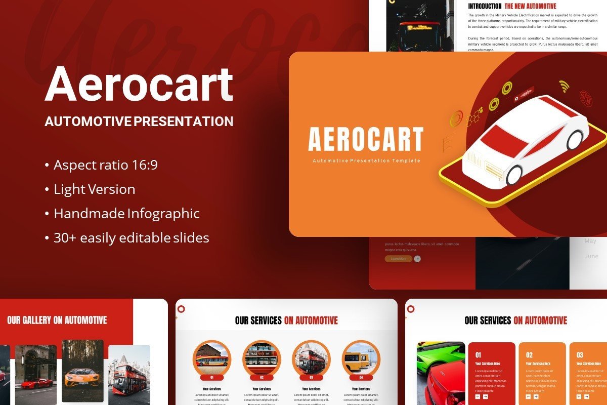 Automexy Automotive Presentation Template