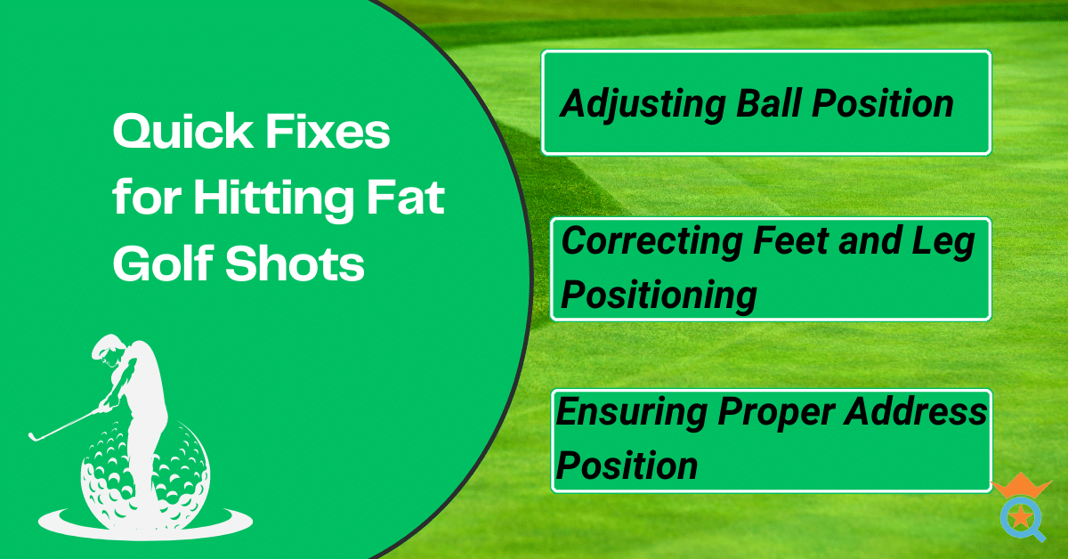 Quick Fixes for Hitting Fat Golf Shots